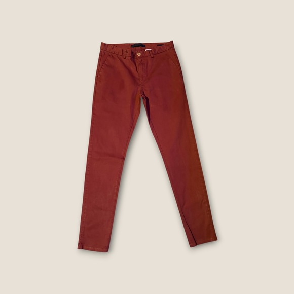 Scotch & Soda Other - Scotch & Soda Mott Slim Fit Chinos Rust Orange Mens Stretch Cotton Twill Pants